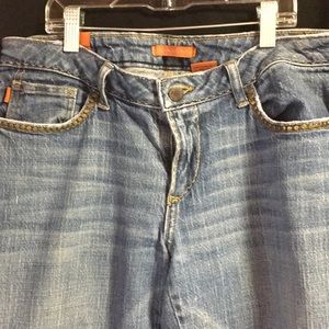 Woman’s Blu Jeanious jean low rise boot cut Sz 30